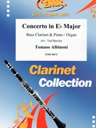 Concerto in Eb Major by Albinoni Tomaso - Ted Barclay - for Bass Clarinet and Piano (Bass Clarinet and Piano)