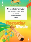 Concerto in G Major by Albinoni Tomaso - Ted Barclay - for Alto Recorder and Piano (Alto Recorder and Piano)