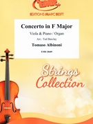 Concerto in F Major by Albinoni Tomaso - Ted Barclay - for Viola and Piano (Viola and Piano)