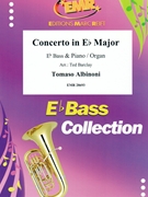 Concerto in Eb Major by Albinoni Tomaso - Ted Barclay - for Eb Bass and Piano (Eb Bass and Piano)