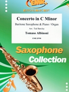 Concerto in C Minor by Albinoni Tomaso - Ted Barclay - for Baritone Saxophone and Piano (Baritone Saxophone and Piano)