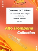 Concerto in D Minor by Albinoni Tomaso - Ted Barclay - for Alto Trombone and Organ (Alto Trombone and Organ)