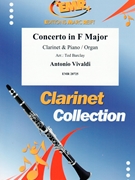 Concerto in F Major by Vivaldi Antonio Lucio - Ted Barclay - for Clarinet and Piano (Clarinet and Piano)