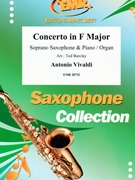 Concerto in F Major by Vivaldi Antonio Lucio - Ted Barclay - for Soprano Saxophone and Organ (Soprano Saxophone and Organ)