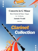 Concerto in G Minor by Vivaldi Antonio Lucio - Ted Barclay - for Bass Clarinet and Piano (Bass Clarinet and Piano)