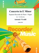 Concerto in E Minor by Vivaldi Antonio Lucio - Ted Barclay - for Soprano Recorder and Organ (Soprano Recorder and Organ)