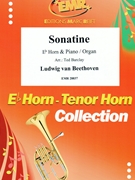 Sonatine by Beethoven Ludwig van - Ted Barclay - for Eb Horn and Organ (Eb Horn and Organ)