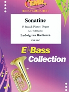 Sonatine by Beethoven Ludwig van - Ted Barclay - for Eb Bass and Organ (Eb Bass and Organ)