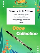 Sonata in F minor by Telemann Georg Philipp - Mortimer John Glenesk - for Oboe and Piano (Oboe and Piano)