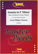 Sonata In F Minor by Telemann Georg Philipp - Mortimer John Glenesk - for Bass Trombone (Bass Tromb)