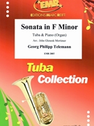 Sonata in F minor by Telemann Georg Philipp - Mortimer John Glenesk - for Tuba and Piano (Tuba and Piano)