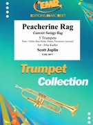 Peacherine Rag by Joplin Scott - Jirka Kadlec - for 5 Trumpets (5 Trumpets (Piano / Guitar Bass Guitar Drums Percussion (optional)))