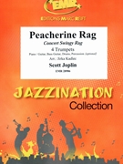 Peacherine Rag by Joplin Scott - Jirka Kadlec - for 4 Trumpets (4 Trumpets (Piano / Guitar Bass Guitar Drums Percussion (optional)))