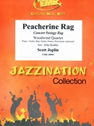 Peacherine Rag by Joplin Scott - Jirka Kadlec - for Woodwind Quartet (Woodwind Quartet (Piano / Guitar Bass Guitar Drums Percussion (optional)))