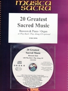 20 Greatest Sacred Music by Various for Bassoon and Organ (Bassoon and Organ)