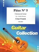 Piece # 5 by Franck Cesar - Mourey Colette - for Clarinet and Guitar (Clarinet and Guitar)