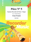 Piece # 5 by Franck Cesar - Mourey Colette - for Soprano Recorder and Piano (Soprano Recorder and Piano)