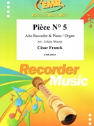 Piece # 5 by Franck Cesar - Mourey Colette - for Alto Recorder and Organ (Alto Recorder and Organ)