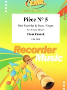 Piece # 5 by Franck Cesar - Mourey Colette - for Bass Recorder and Organ (Bass Recorder and Organ)