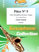 Piece # 5 by Franck Cesar - Mourey Colette - for Tenor Saxophone and Piano (Tenor Saxophone and Piano)