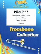 Piece # 5 by Franck Cesar - Mourey Colette - for Trombone and Organ (Trombone and Organ)