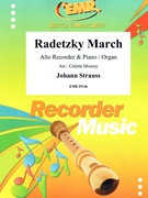Radetzky March by Strauss Johann - Mourey Colette - for Alto Recorder and Piano (Alto Recorder and Piano)