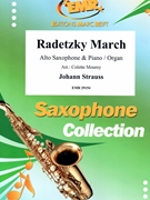 Radetzky March by Strauss Johann - Mourey Colette - for Alto Saxophone and Organ (Alto Saxophone and Organ)