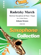 Radetzky March by Strauss Johann - Mourey Colette - for Baritone Saxophone and Piano (Baritone Saxophone and Piano)