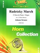 Radetzky March by Strauss Johann - Mourey Colette - for Horn and Organ (Horn and Organ)