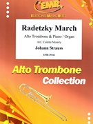 Radetzky March by Strauss Johann - Mourey Colette - for Alto Trombone and Organ (Alto Trombone and Organ)