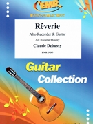 Reverie by Debussy Claude - Mourey Colette - for Alto Recorder and Guitar (Alto Recorder and Guitar)