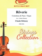 Reverie by Debussy Claude - Mourey Colette - for Contrabass and Piano (Contrabass and Piano)