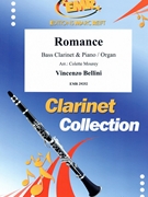 Romance by Bellini Vincenzo - Mourey Colette - for Bass Clarinet and Piano (Bass Clarinet and Piano)