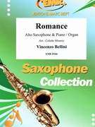 Romance by Bellini Vincenzo - Mourey Colette - for Alto Saxophone and Piano (Alto Saxophone and Piano)