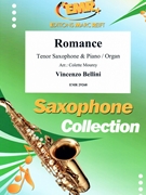 Romance by Bellini Vincenzo - Mourey Colette - for Tenor Saxophone and Piano (Tenor Saxophone and Piano)