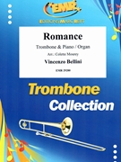 Romance by Bellini Vincenzo - Mourey Colette - for Trombone and Piano (Trombone and Piano)