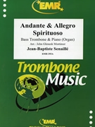 Andante & Allegro Spirituoso by Senaille Jean-Baptiste - Mortimer John Glenesk - for Bass Trombone and Organ (Bass Trombone and Organ)