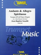Andante & Allegro Spirituoso by Senaille Jean-Baptiste - Mortimer John Glenesk - for Trumpet and Piano (Trumpet and Piano)