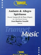 Andante & Allegro Spirituoso by Senaille Jean-Baptiste - Mortimer John Glenesk - for Piccolo Trumpet and Piano (Piccolo Trumpet and Piano)