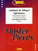 Andante & Allegro Spirituoso by Senaille Jean-Baptiste - Mortimer John Glenesk - for Flute and Piano (Flute and Piano)