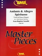Andante & Allegro Spirituoso by Senaille Jean-Baptiste - Mortimer John Glenesk - for Viola and Piano (Viola and Piano)