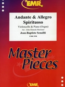 Andante & Allegro Spirituoso by Senaille Jean-Baptiste - Mortimer John Glenesk - for Violoncello and Piano (Violoncello and Piano)