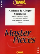 Andante & Allegro Spirituoso by Senaille Jean-Baptiste - Mortimer John Glenesk - for Oboe and Piano (Oboe and Piano)