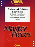 Andante & Allegro Spirituoso by Senaille Jean-Baptiste - Mortimer John Glenesk - for Bb Bass and Piano (Bb Bass and Piano)