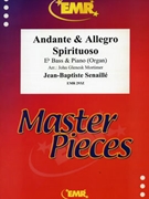 Andante & Allegro Spirituoso by Senaille Jean-Baptiste - Mortimer John Glenesk - for Eb Bass and Piano (Eb Bass and Piano)