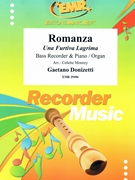 Romanza by Donizetti Gaetano - Mourey Colette - for Bass Recorder and Piano (Bass Recorder and Piano)