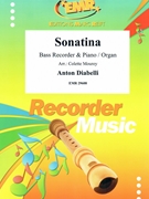Sonatina by Diabelli Anton - Mourey Colette - for Bass Recorder and Piano (Bass Recorder and Piano)