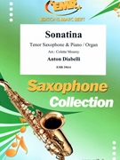 Sonatina by Diabelli Anton - Mourey Colette - for Tenor Saxophone and Organ (Tenor Saxophone and Organ)