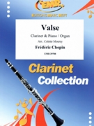Valse by Chopin Frederic - Mourey Colette - for Clarinet and Organ (Clarinet and Organ)