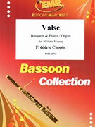 Valse by Chopin Frederic - Mourey Colette - for Bassoon and Piano (Bassoon and Piano)